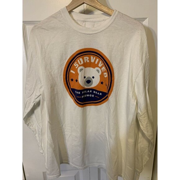 I Survived the Polar Bear Plunge Men’s Sz XL T-Shirt University Texas Arlington - Picture 2 of 7